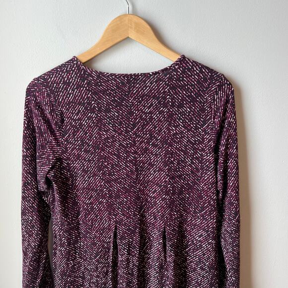 J. Jill Rayon & Lycra Purple Dress Wearever Collection Size Small - Picture 10 of 12